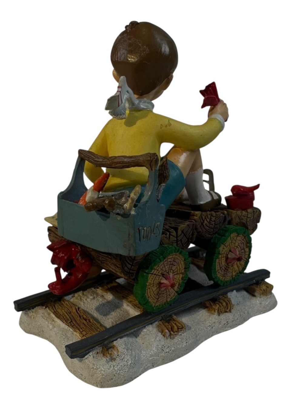 Piglet Holiday Express Disney Christopher Robin Danbury Mint Christmas Pooh Vtg - Picture 6 of 11